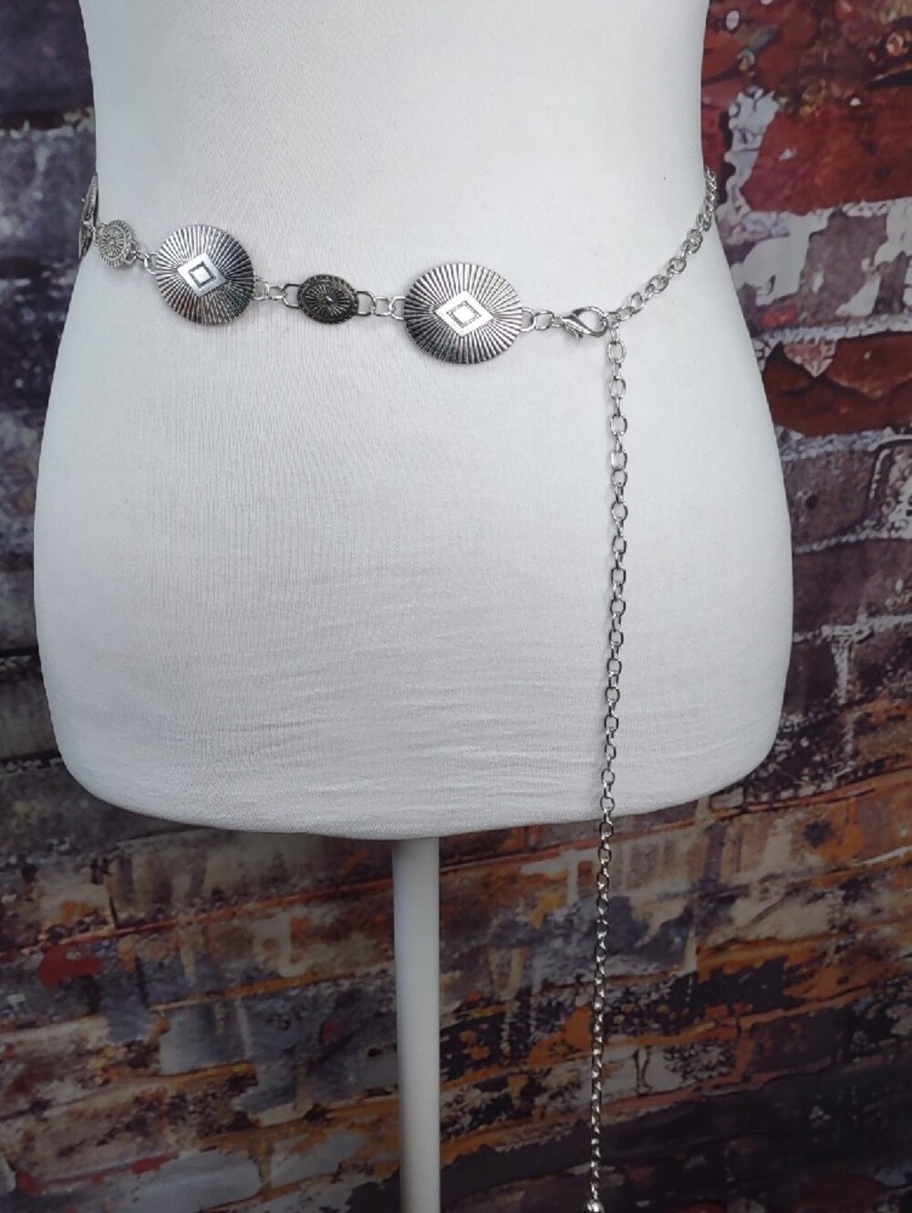 Concho Chain Link Belt